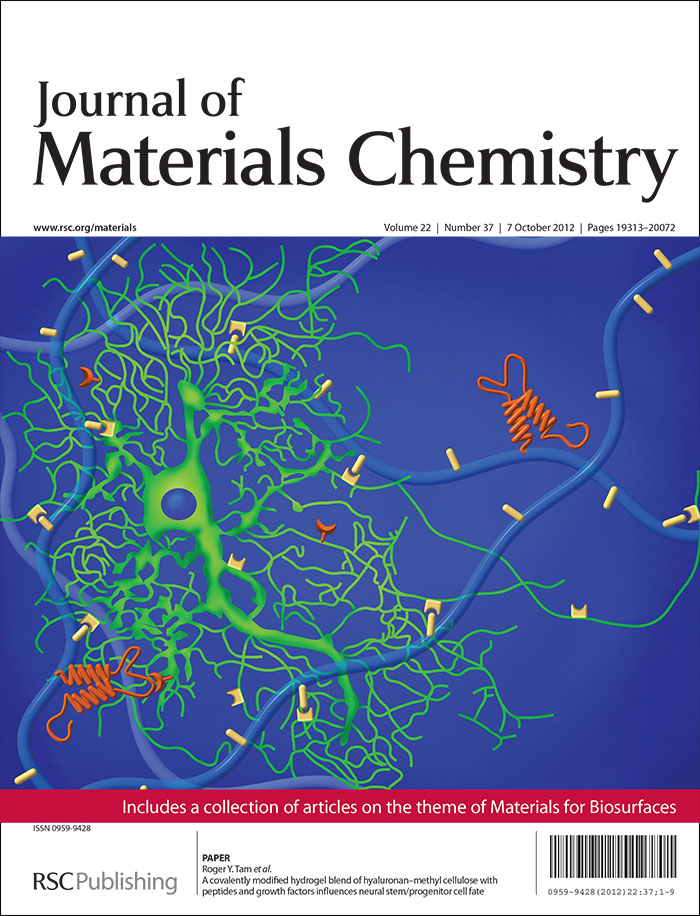 Journal of Materials Chemistry Cover Art